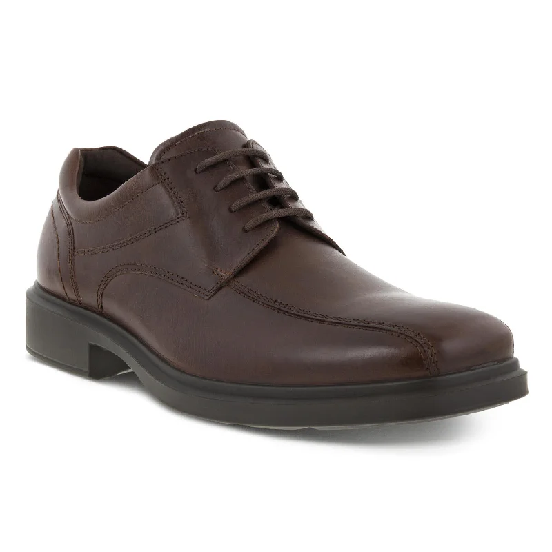 slip-on oxford shoes for wedding events-ECCO HELSINKI 2.0 BIKE TOE TIE - FINAL SALE!