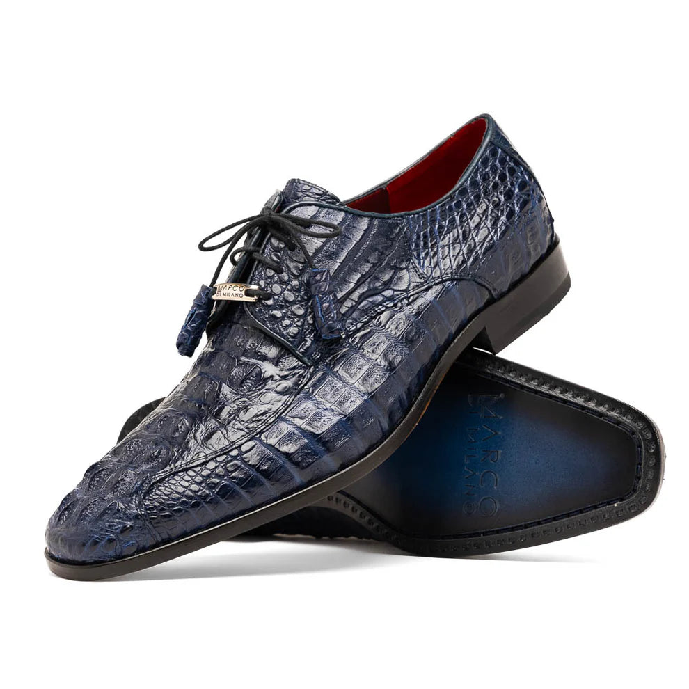 men’s leather oxford shoes-Apricena - Midnight