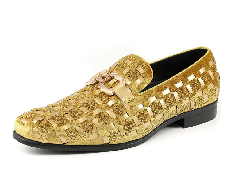 dress shoes with polished finish for business wear-Roman Gold