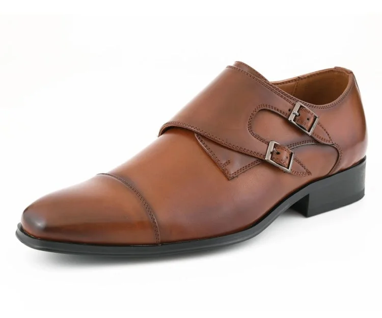 elegant formal shoes for business professionals-Tucker Cognac