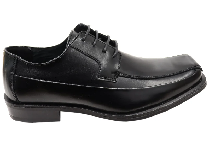 men’s dress shoes with glossy finish-Slatters Regent Mens Leather Lace Up Dress Shoes