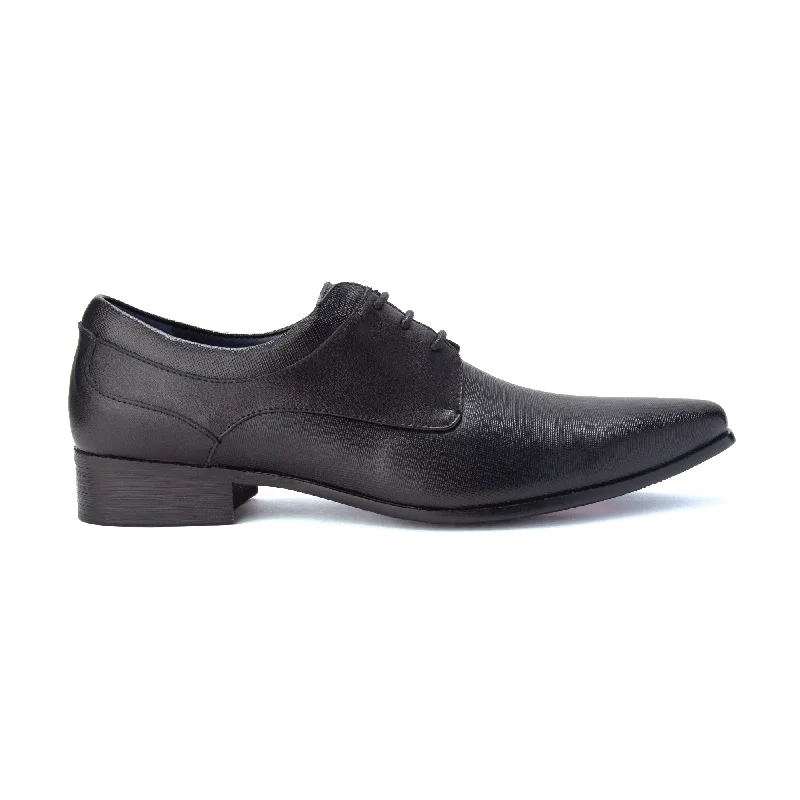 men’s black formal shoes for office wear-BATA Men Lace Up Dress Shoes 824X159