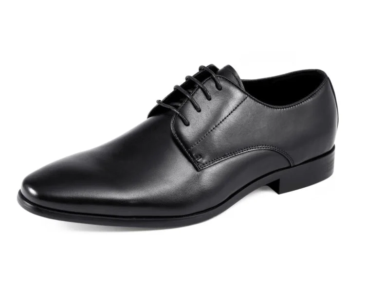 slip-on formal shoes for men-AG610 Black