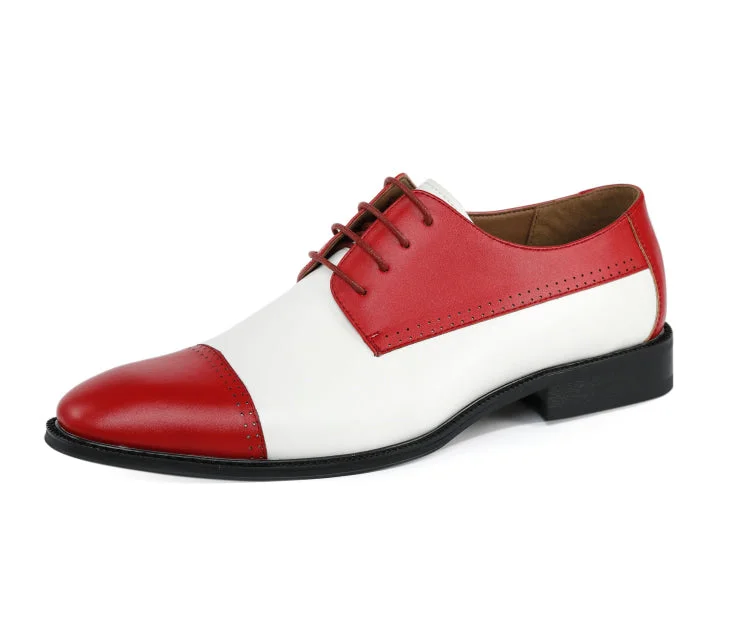 slip-on oxford shoes for business wear-Archer Red