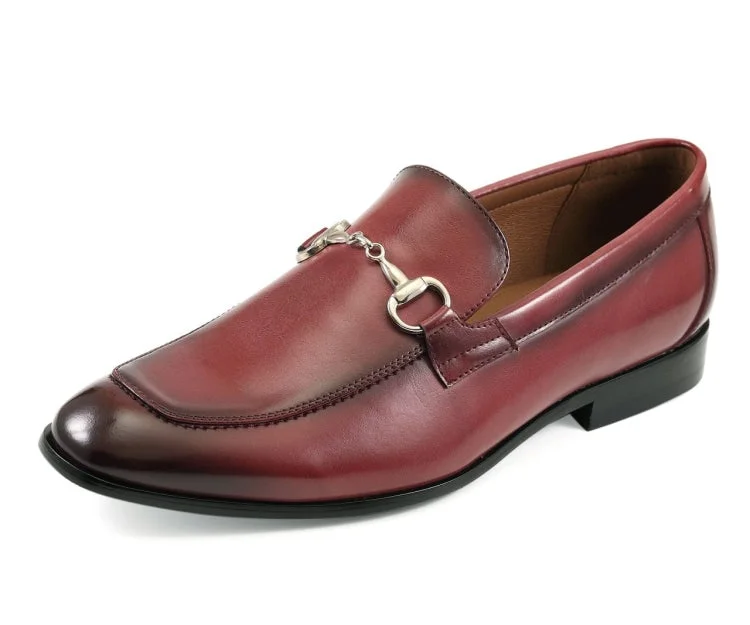 luxury leather dress shoes-Marco Burgundy