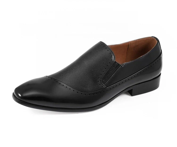 men’s formal shoes with comfortable sole-Glade Black