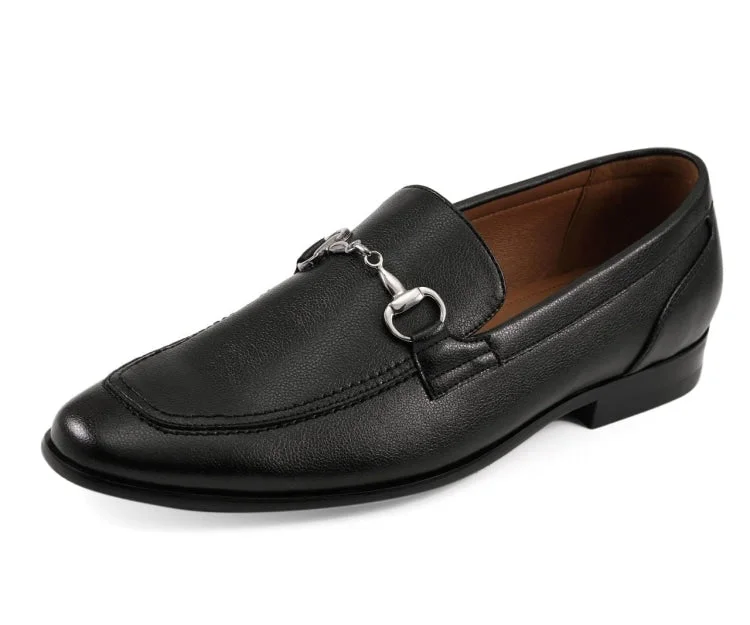 stylish oxford shoes with comfortable sole-Marco Black