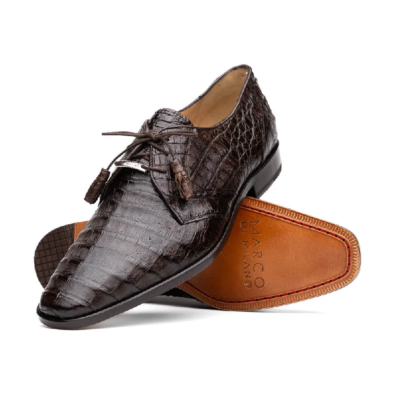 stylish shoes for men’s formal events-Lacio - Brown