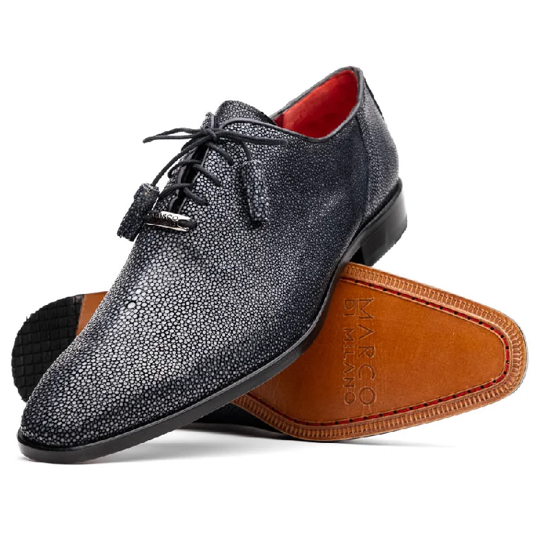 elegant brown formal shoes for business wear-Stingray Criss - Black