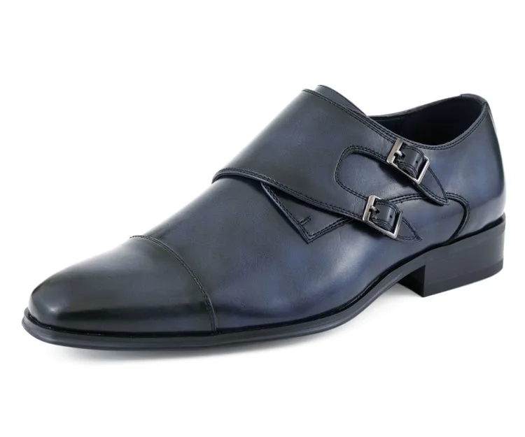 sleek brown oxford shoes for office wear-Tucker Navy