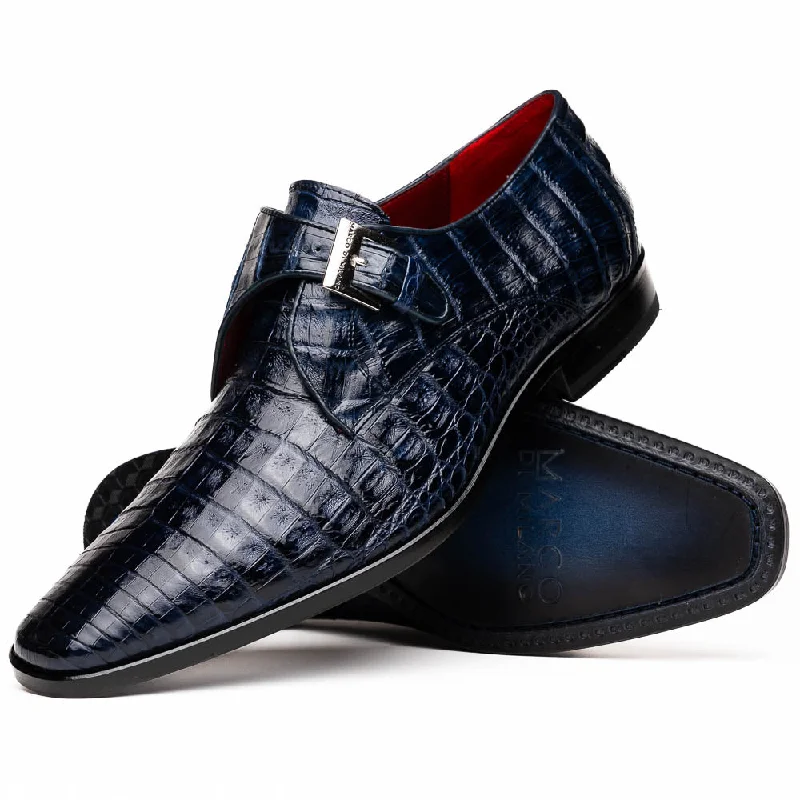 sleek black leather shoes for formal events-Rovigo - Blue