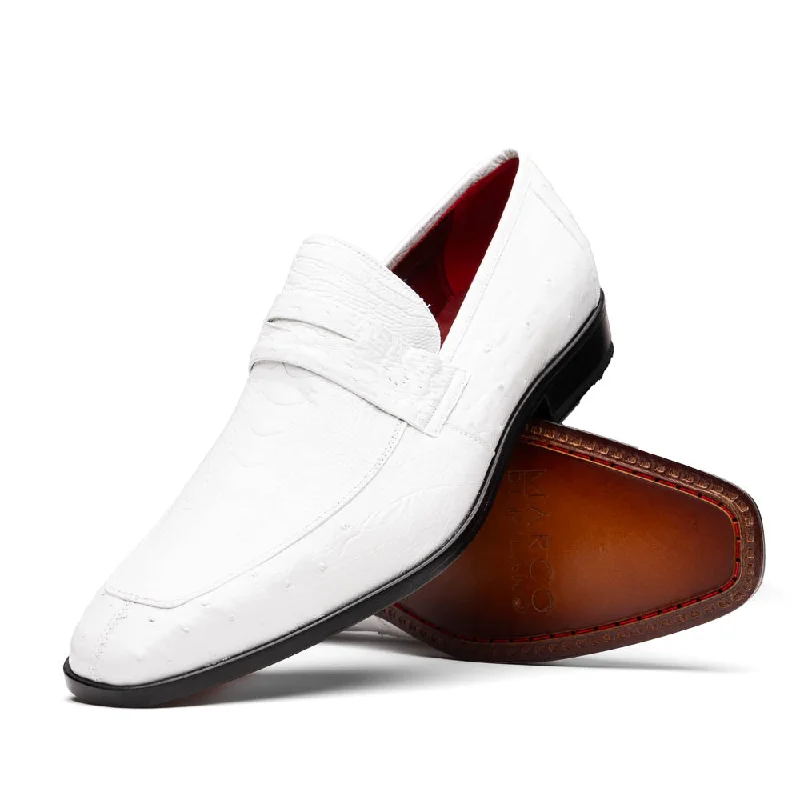 comfortable formal shoes with arch support-Fangio - White