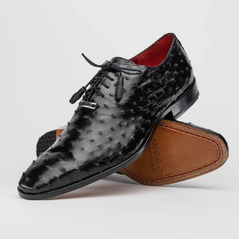 formal leather shoes with rubber sole-Criss - Black