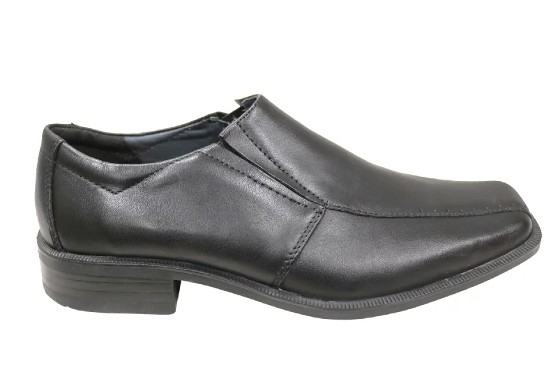 comfortable oxford shoes for office wear-Slatters Hugh Mens Comfortable Leather Slip On Dress Shoes