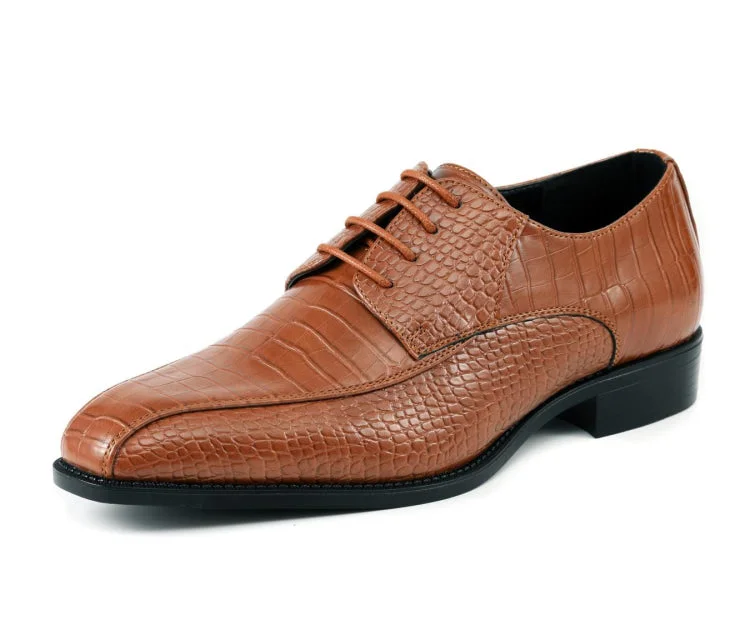 black formal shoes with rubber sole-Harvey Cognac