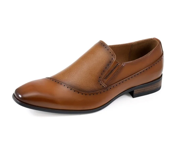 stylish dress shoes for work-Glade Tan