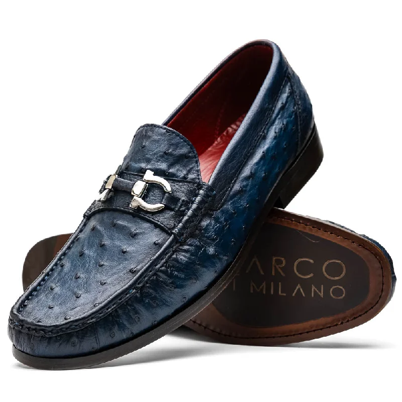 elegant formal shoes for business professionals-Ferrioni - Navy