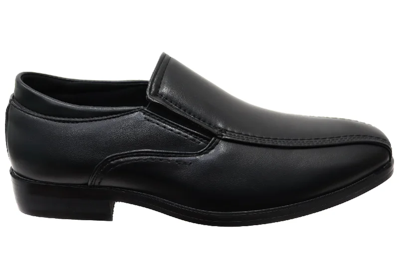 elegant oxford shoes for special events-Woodlands Eugene Mens Comfortable Slip On Dress Shoes