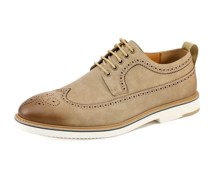 comfortable leather formal shoes for men-Lian Taupe