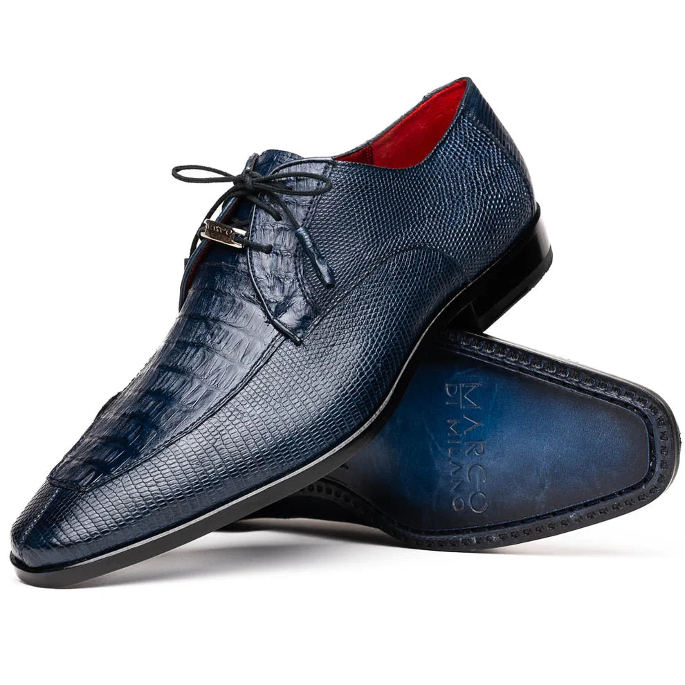 men’s leather shoes for office meetings-Merida - Navy