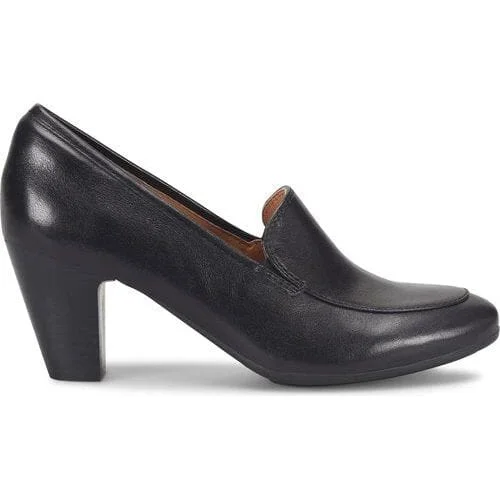 comfortable black leather shoes for formal wear-SOFFT LUCINDA