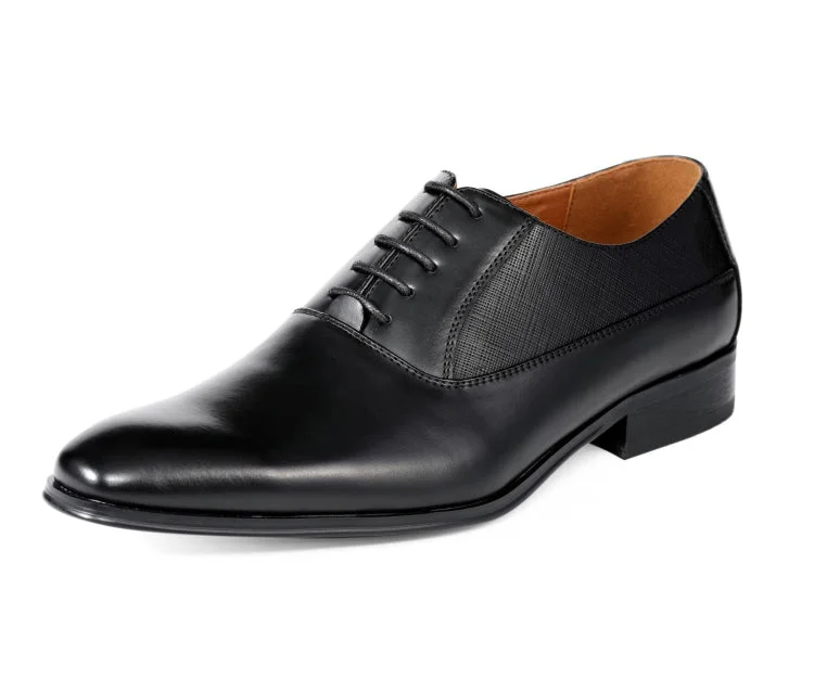 comfortable formal shoes with memory foam-Oso Black