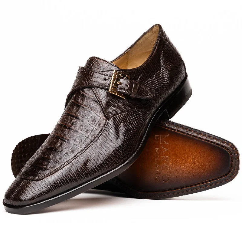 stylish slip-on formal shoes for office wear-Toluca - Brown