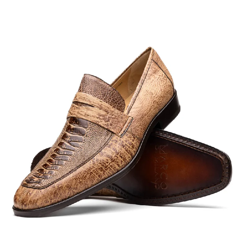 designer brown leather shoes for men-Fangio - Orix