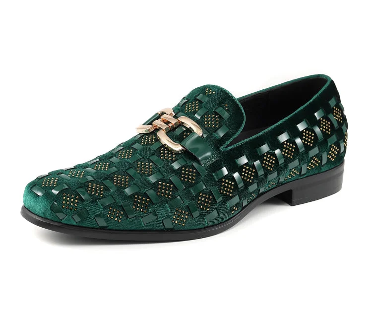 elegant wedding shoes for men-Roman Green