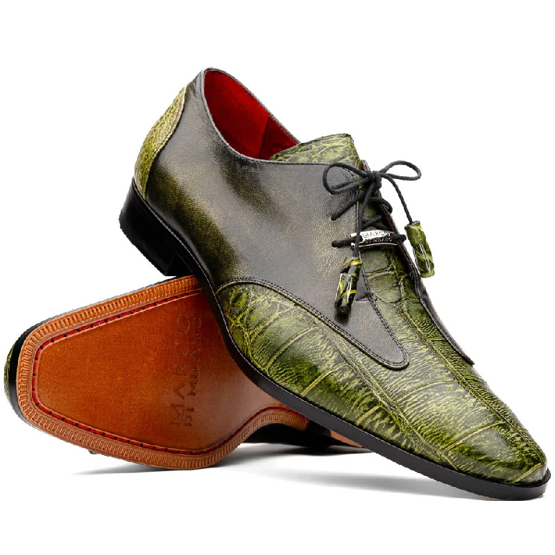 slip-on oxford shoes for business wear-Anzio - Green