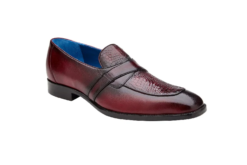 oxford shoes with lace-up closure for men-Tornado - Ant. Burgundy