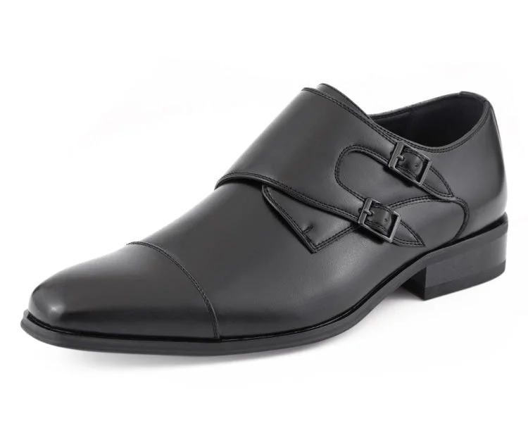 formal shoes with polished finish for office wear-Tucker Black