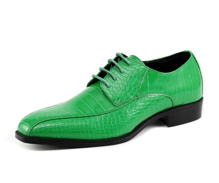 men’s formal shoes with smooth upper-Harvey Green