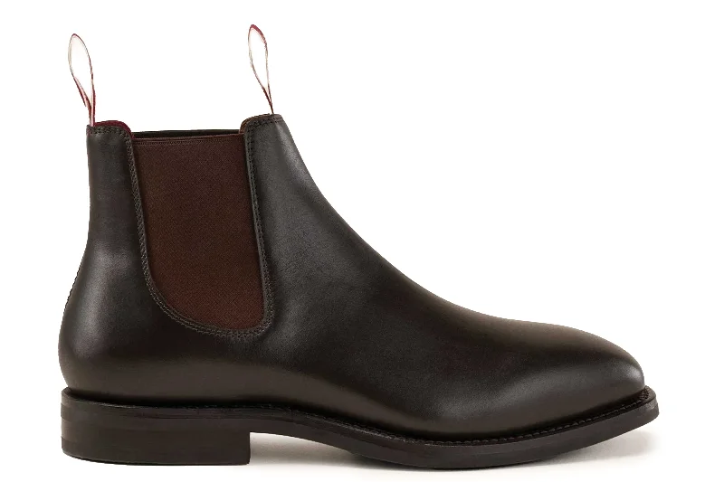 premium brown leather dress shoes-ROSSI - 503 - KIDMAN