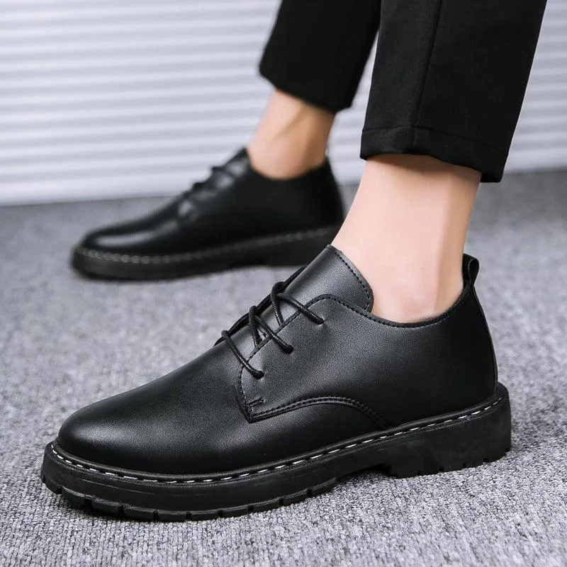 elegant formal shoes for business professionals-Casual Leather Shoes Men's Business Suits