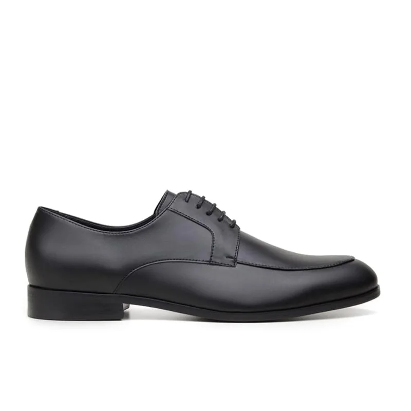 oxford shoes for business events-'Vernazza' vegan leather oxford by Vincente Verde -  black