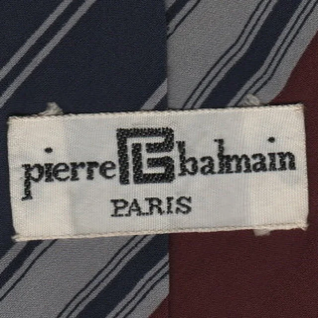 Classic men's tie for a professional business dinner-Balmain tie