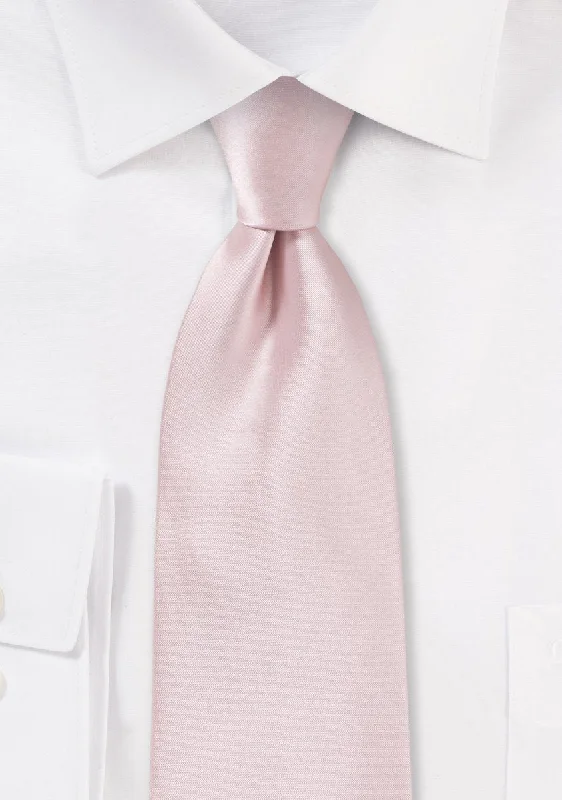 Best tie for men with geometric prints-Blush Solid Necktie