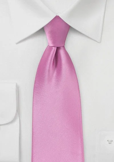 Men's tie with subtle textures for everyday office wear-Bougainvillea Solid Necktie