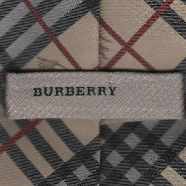 Designer tie with geometric shapes for work-Burberry tie