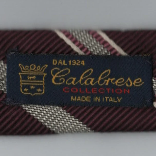 Stylish men's silk tie for evening functions-Calabrese 1924 tie