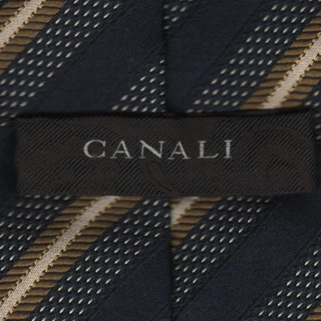 Designer men's tie for premium corporate meetings-Canali tie