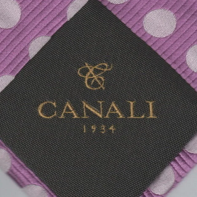 Designer men's necktie for special occasions-Canali tie