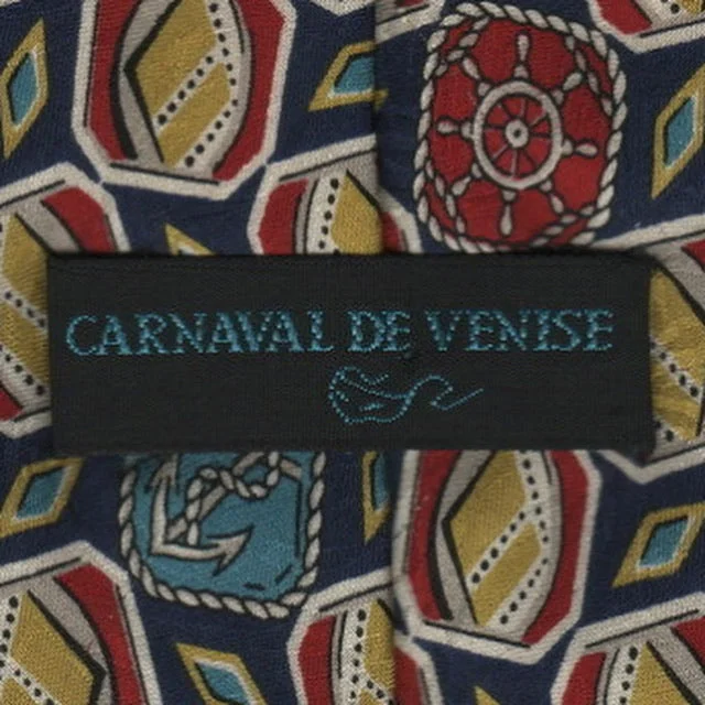 Classic men's tie with subtle design-Carnaval de Venise tie