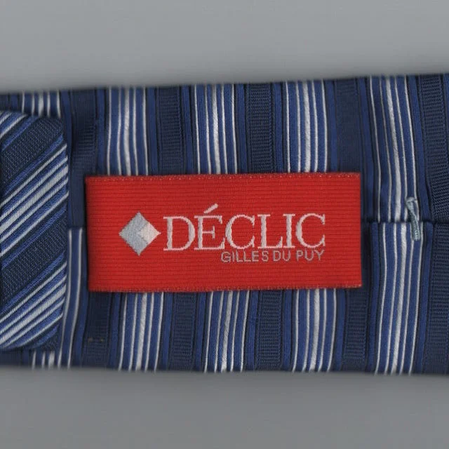 Stylish men's tie with deep color tones for formal occasions-Declic tie