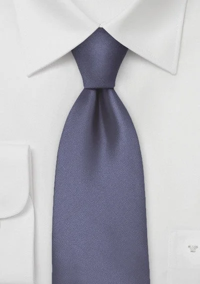 Men's tie with modern polka dot print-Deep Plum Solid Necktie