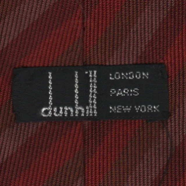 Luxury men's tie with subtle checks-Dunhill tie