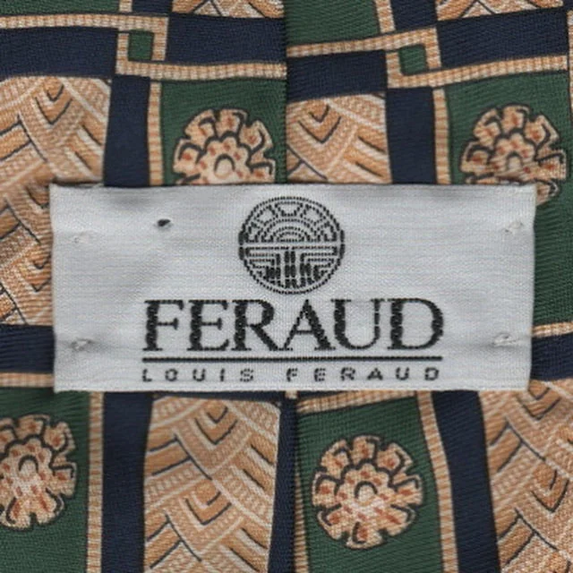 Men's tie with rich red tones for upscale affairs-Feraud tie