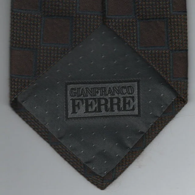 Men's tie with a luxurious velvet texture for special events-Ferre tie