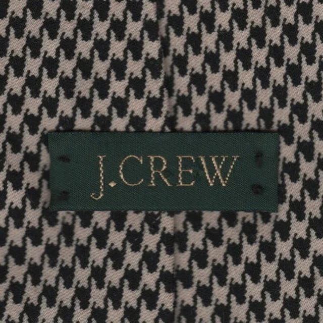 Stylish men's tie with subtle plaid pattern-J. Crew tie